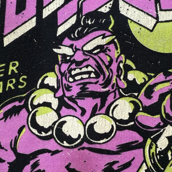 Madness & Co Sweatshirt Pullover Comic Graphic Print Japanese Black XL - Picture 3 of 11